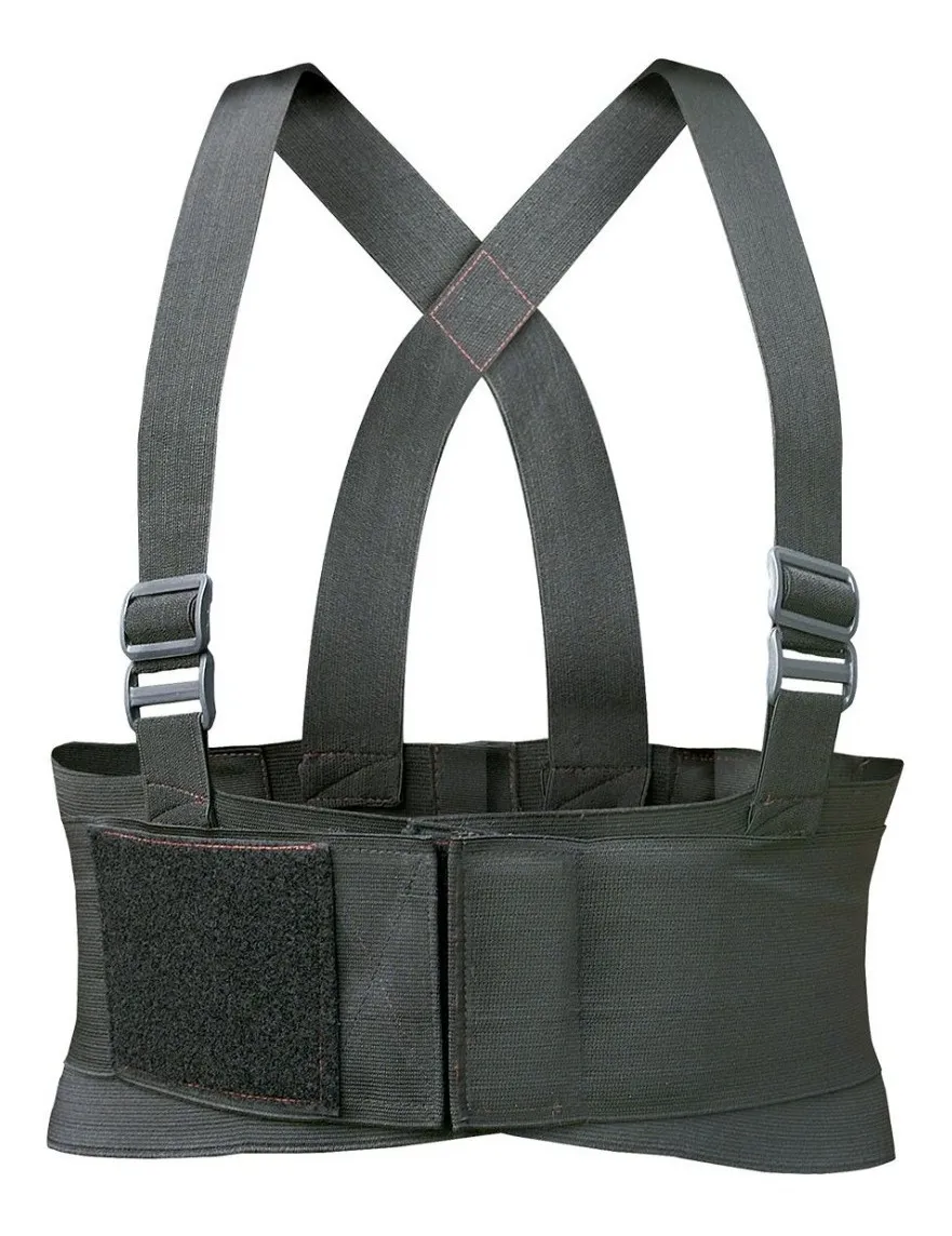Faja Lumbar de Trabajo Elasticada Color Negro Talla M