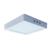 Foco led cuadrado sobre puesto de 12W luz fria