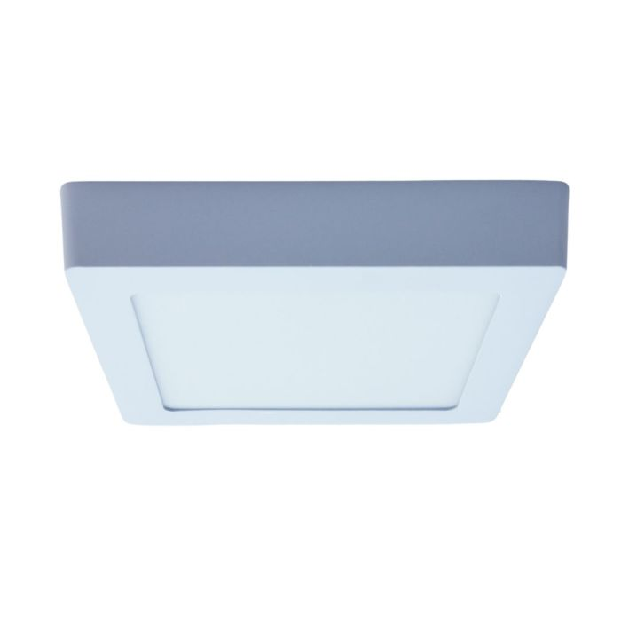 FOCO DE 12W CUADRADADO LUZ FRIA 2 Foco led cuadrado sobre puesto de 12W luz fria
