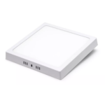FOCO LED CUADRADO SOBRE PUESTO DE 18W LUZ FRIA 20CM