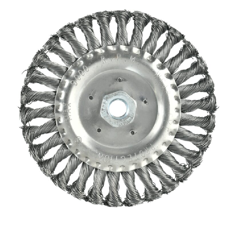 Grata Circular Acero Trenzado 6" M14x2