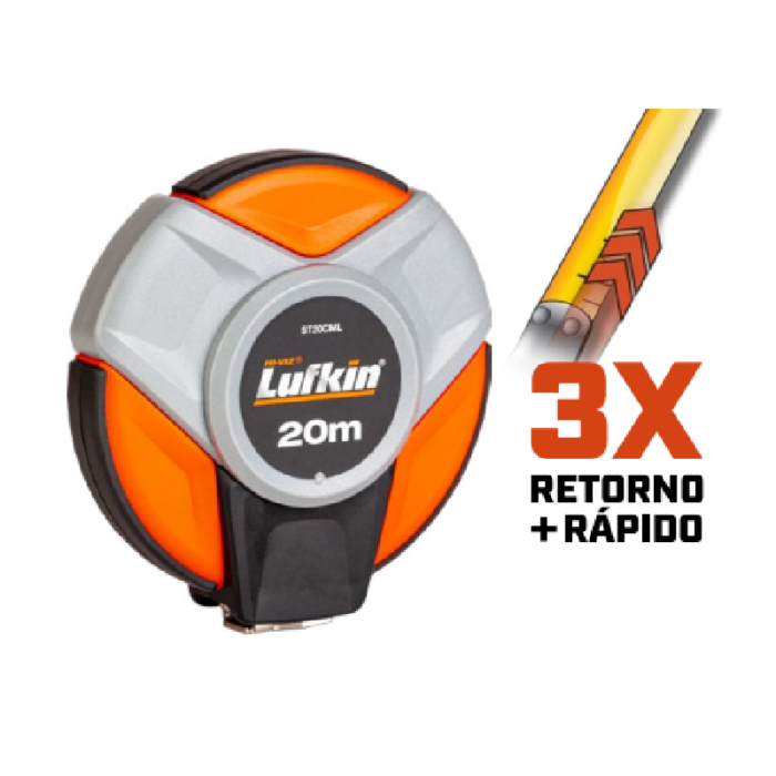 Huincha Acero 30mts Caja Abs (St30cml) Lufkin