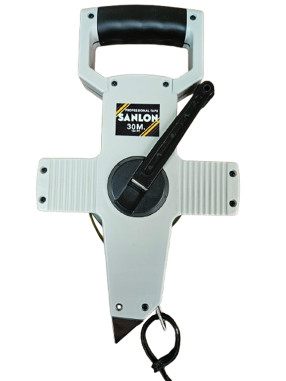 Huincha de Medir 30 Metros Cuerpo De Metal (jc-gj309), Sanlon