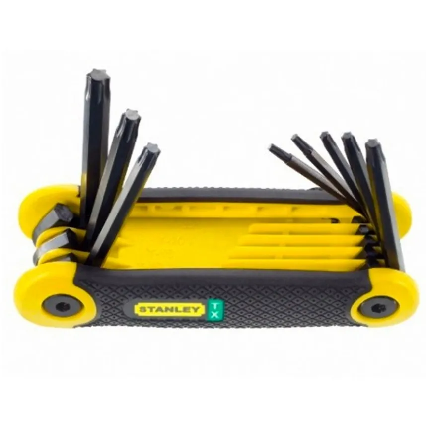 Juego De Llaves Torx 8 Pzas. T9-T40 Stanley (69-266)