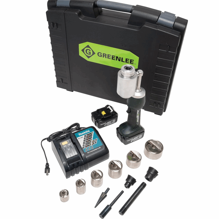 Juego Sacabocados Batería 3/4"–2" (Ls50lb) Greenlee