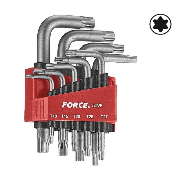 Juego De Llaves Torx T10-T50 9 Pzas. Modelo (5098) Force
