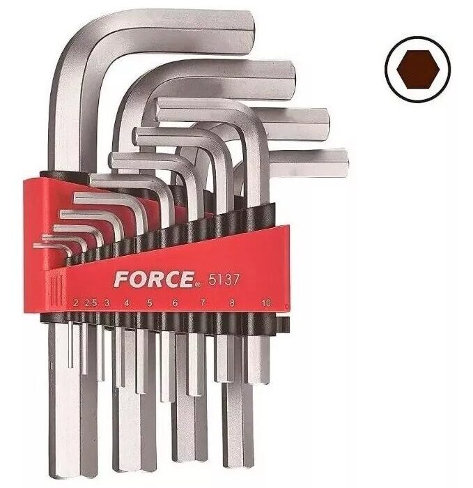Jgo Llaves Allen 2.0-19 Mm. 13 Pzas. Force (5137)