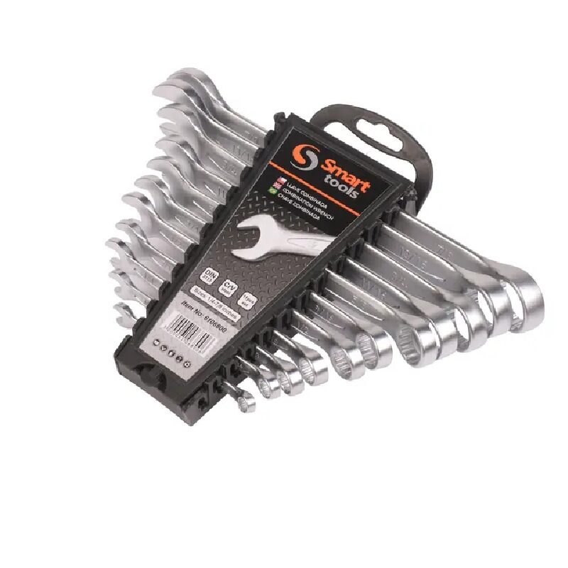 Juego Llaves Pta.-Corona 1/4"-7/8" 11 Pzs