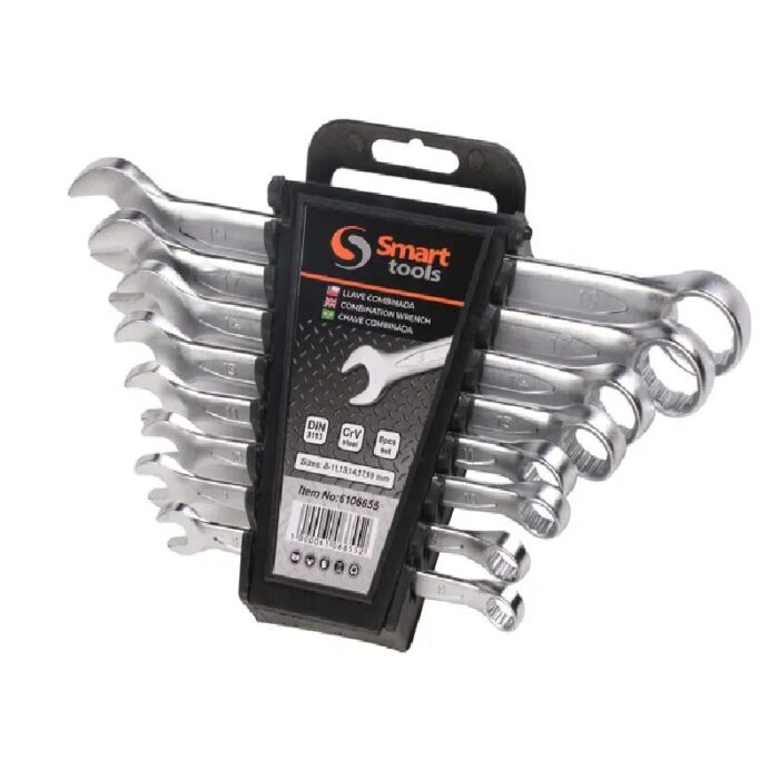 Juego Llaves Pta.-Corona 8-19 Mm. 8 Pzs.