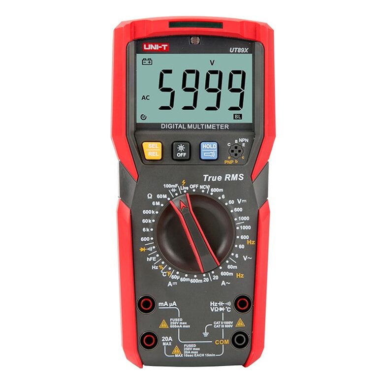 Medidor De Capacitancia UT89X UT89X Multímetro Digital Profesional NCT