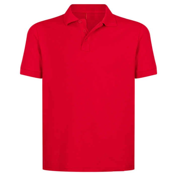 Polera Pique Manga Corta Roja T/L