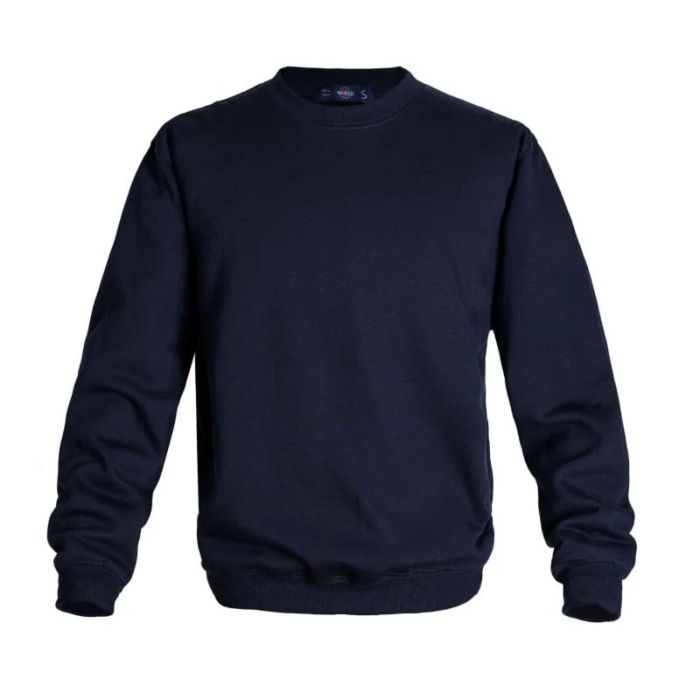 Poleron Franela Azul Marino T/L