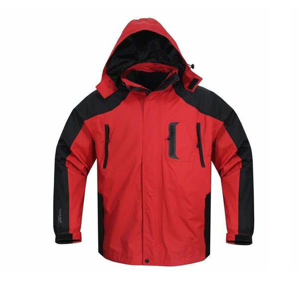Parka Térmica Roja 2 en 1 con Polar