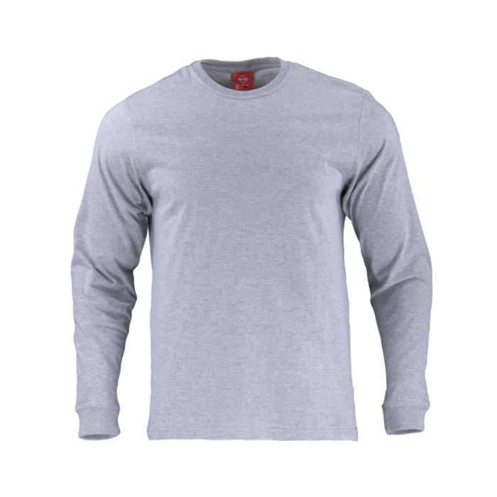 Polera Polo Manga Larga Gris T/M