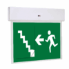 Señalética Salida De Emergencia Con Escalera