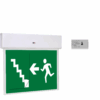 Señalética Salida De Emergencia Con Escalera