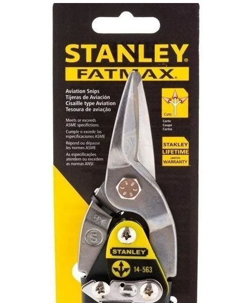 Tijera Tipo Aviador C/Recto Stanley (14-563)