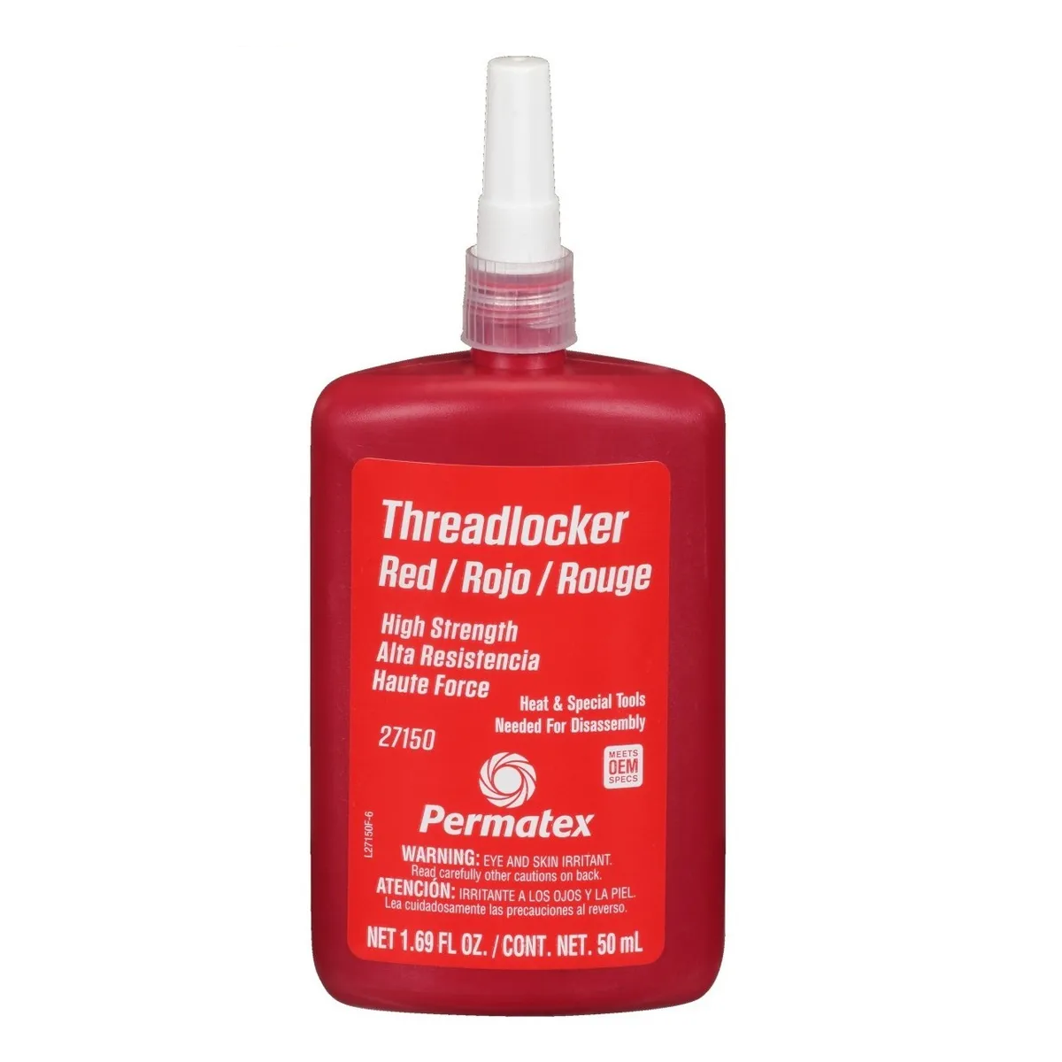 Trabador Resistencia Alta 271 Rojo 50Ml Permatex (27150)