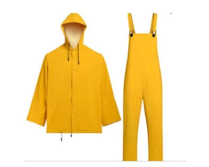 Traje Agua PVC 0,35 Amarillo Geolite