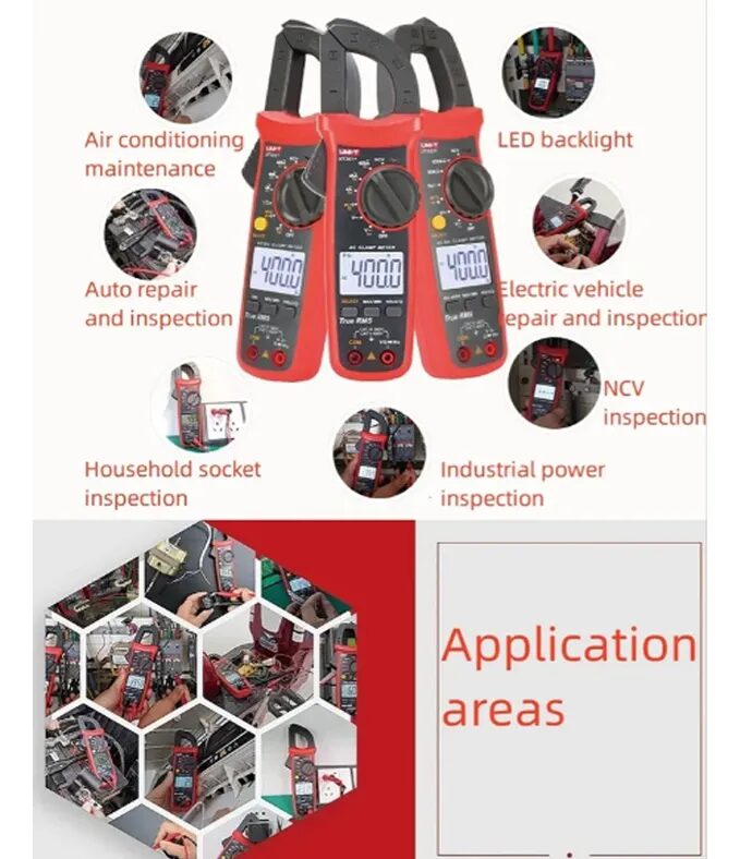 Ut202+ Uni-T Multitester Tenaza