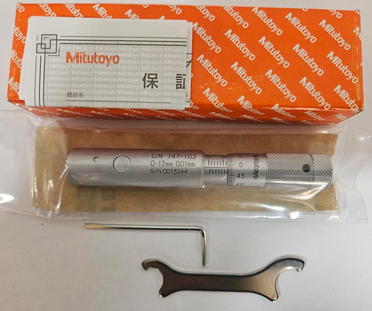 Micrómetro Para Rebordes Lata 0-13 Mm. (147-103) Mitutoyo