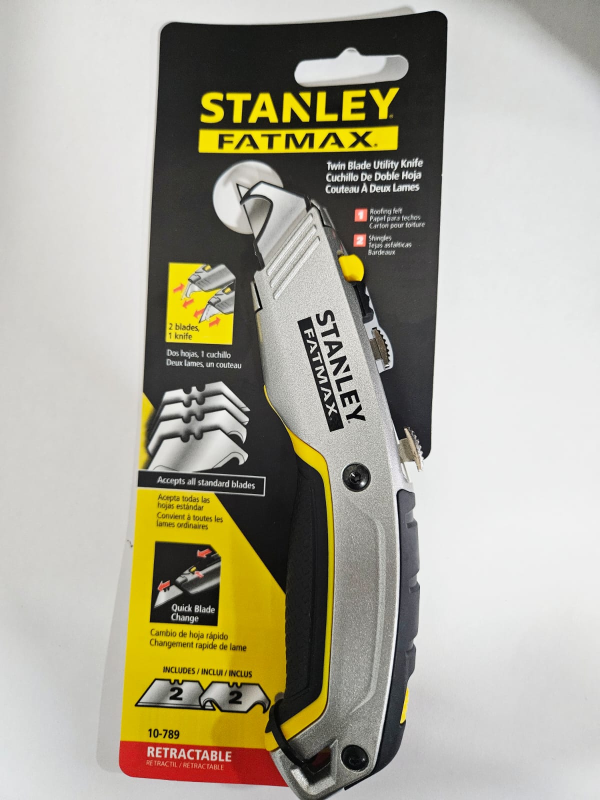 Cuchillo Retractil Doble Hoja Fmx Stanley (10-789)