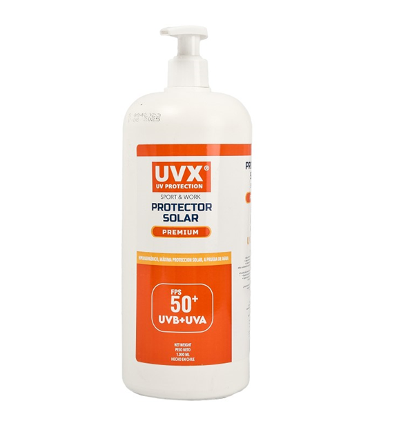 Bloqueador Solar Uvx Fps 50+ 1l Premium
