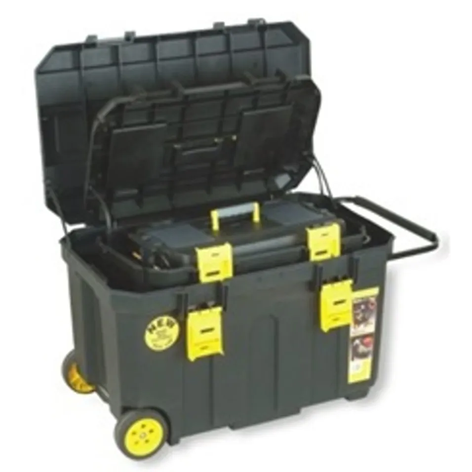 Caja Herramienta Plastica 29.5" C/Ruedas (Mj-2058), Bigred