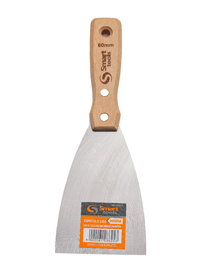 Espátula Lisa 244 X 124 X 80 Mm M/Madera