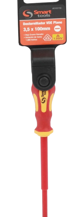 Destornillador Plano 3.5x100mm Aislado M/Plast