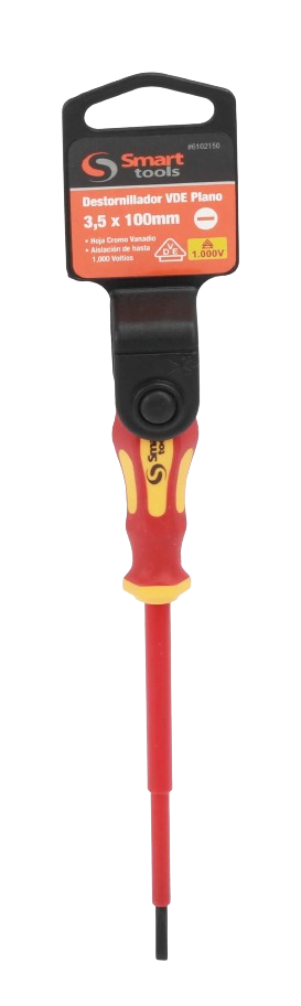 Destornillador Plano 3.5x100mm Aislado M/Plast