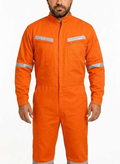 Overol Canvas Naranjo T/Xl