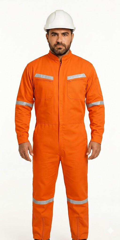 Overol Canvas Naranjo T/S