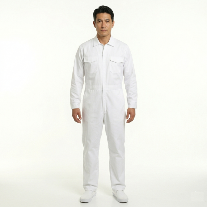 Overol Poplin Sin Reflect Blanco T/L