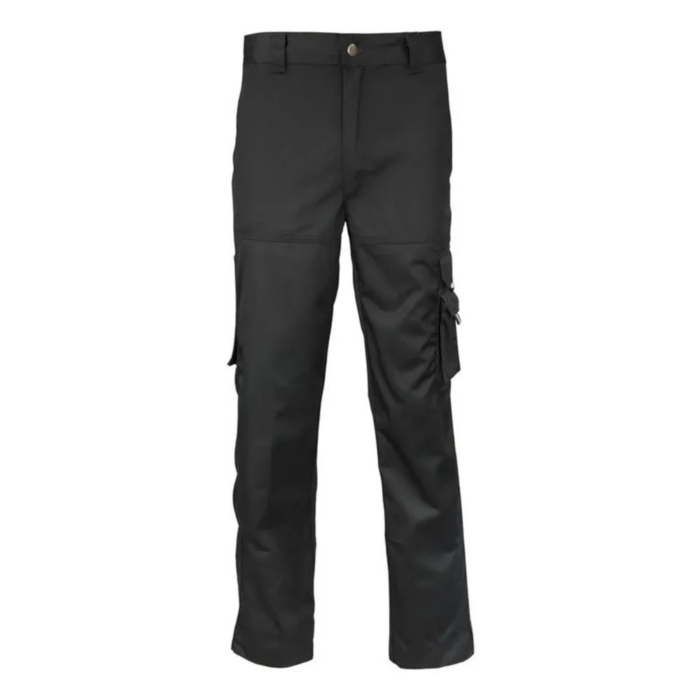 Pantalon Gabardina Cargo Negro T/L
