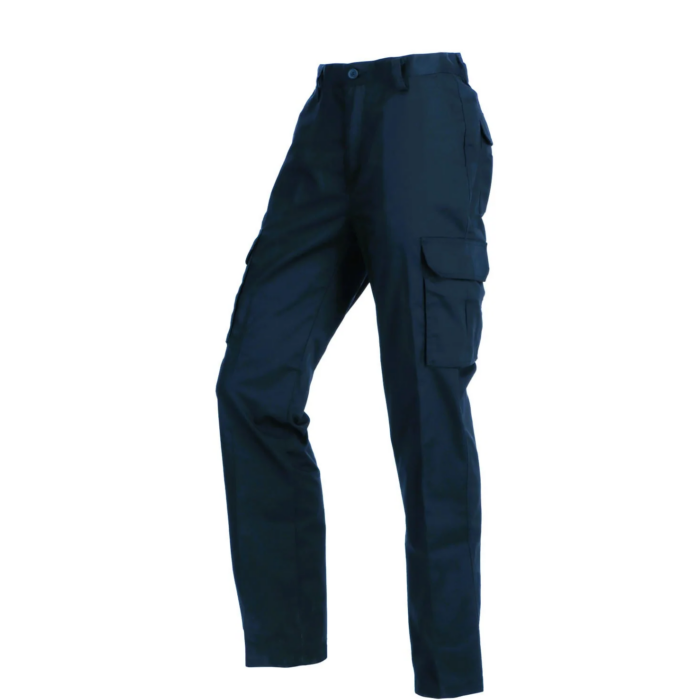 Pantalon Gabardina Cargo Azul Marino T/L