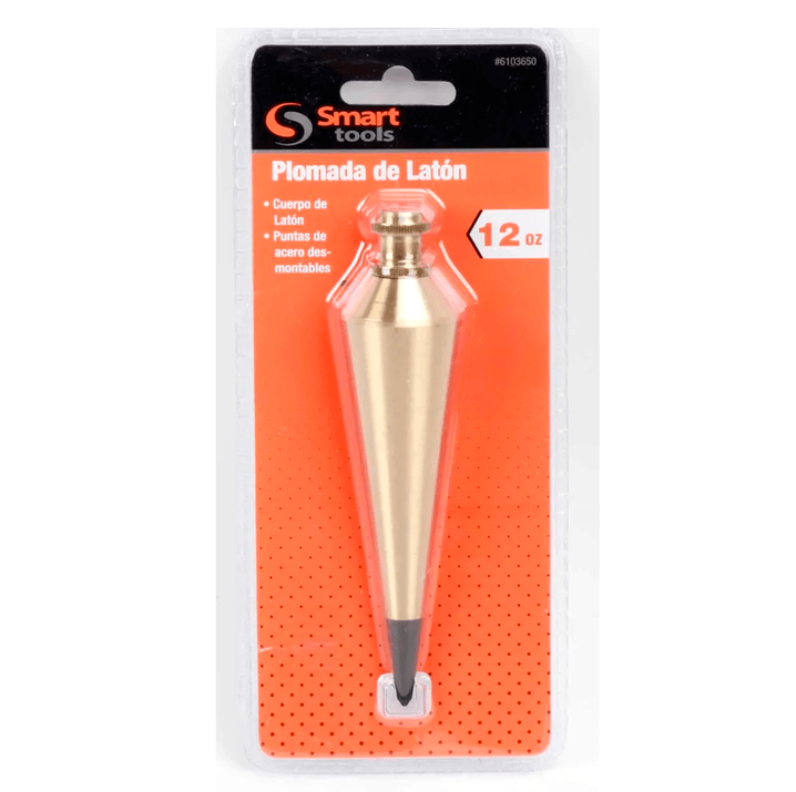 PLOMADA DE BRONCE DE 12 OZ.