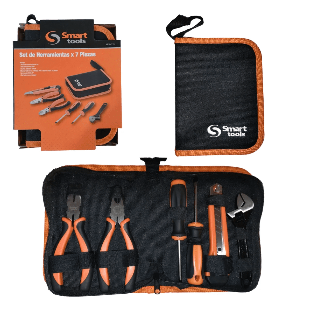 set de herramientas Juego Herramientas P/Hogar 7 Pz. Incluye Estuche