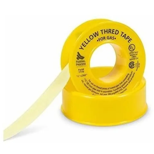 Teflon 3/4 X 10 Mt Amarillo Para Gas