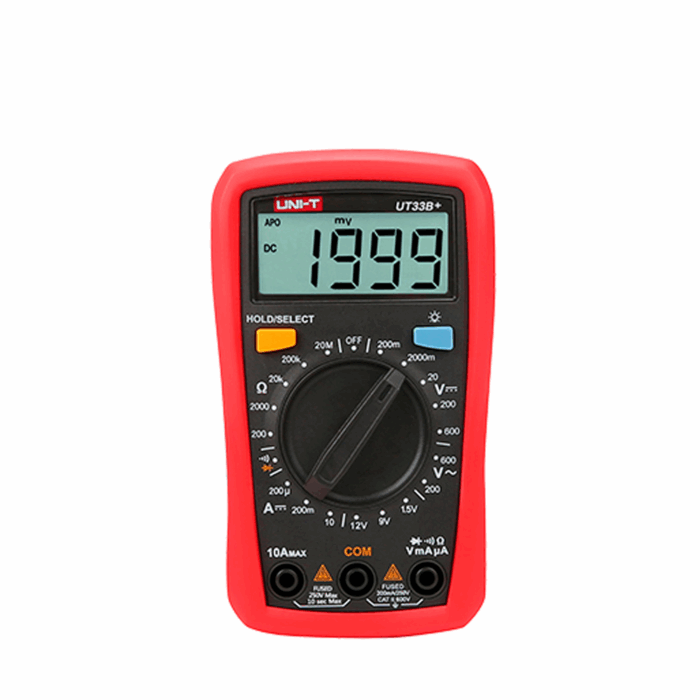 UT33B+ Multímetro Digital 600v Ac/dc 200ma Uni-T